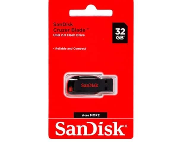 Clé USB SanDisk 32 Go – Stockage Rapide et Pratique