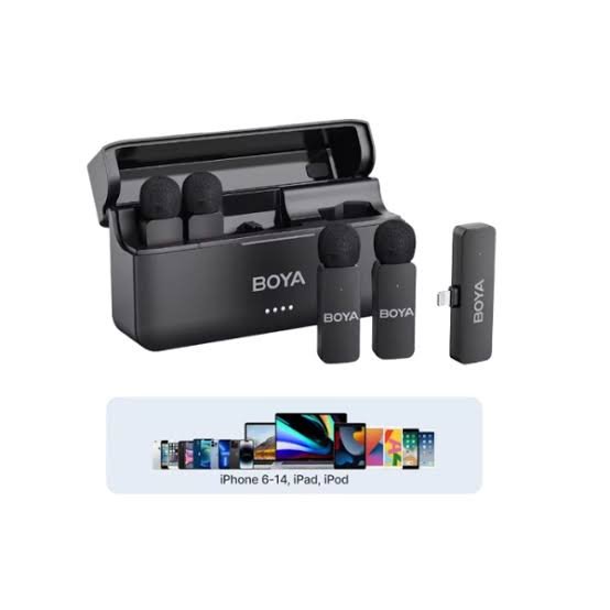 BOYA OMIC-D – Micro cravate sans fil Lightning pour 2 personnes