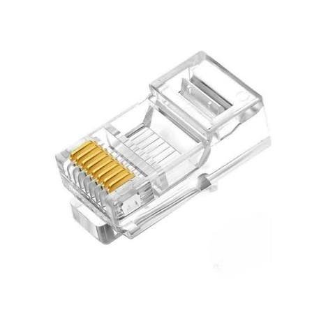 Connecteur RJ45 Mâle Transparent Cat6 / Cat5e – Pour Câble Réseau Ethernet