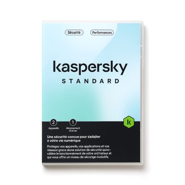 Kaspersky Standard – Licence 1 An pour 2 Appareils