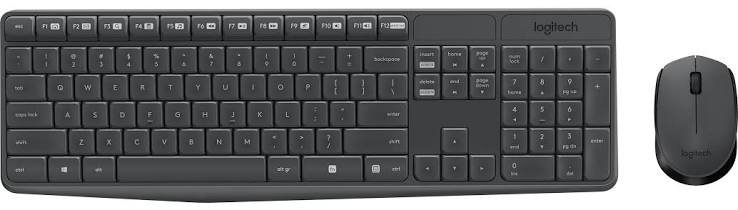 Logitech MK235 - Ensemble Clavier et Souris Sans Fil (2,4 GHz / QWERTY / Pour Windows)