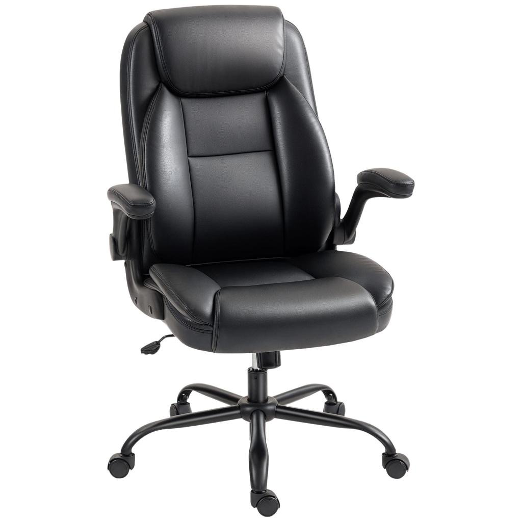 Chaise de Bureau Pivotante avec Accoudoirs – Fauteuil de Bureau