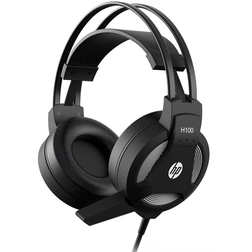 HP Gaming Headset H100 – Casque Gaming Filaire avec Microphone